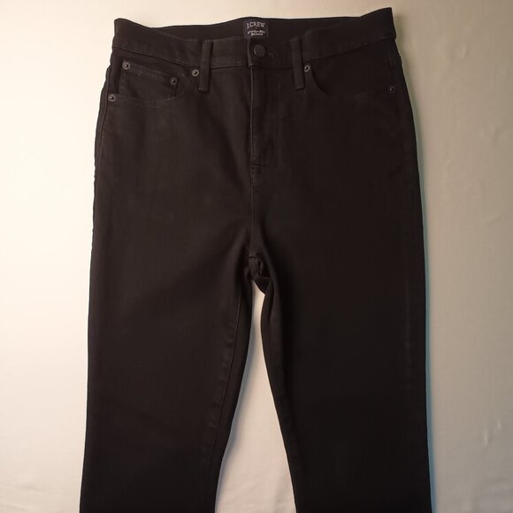 J.Crew Jeans Size 29/8 High Rise Skinny Leg Black Color - Picture 2 of 9
